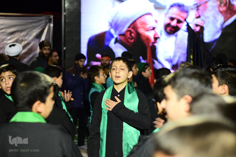 مراسم چهلمین روز درگذشت حجت الاسلام مهدی مظاهری در خیمه ی گلستان شهدا در حضود مقامات برگزار شد
