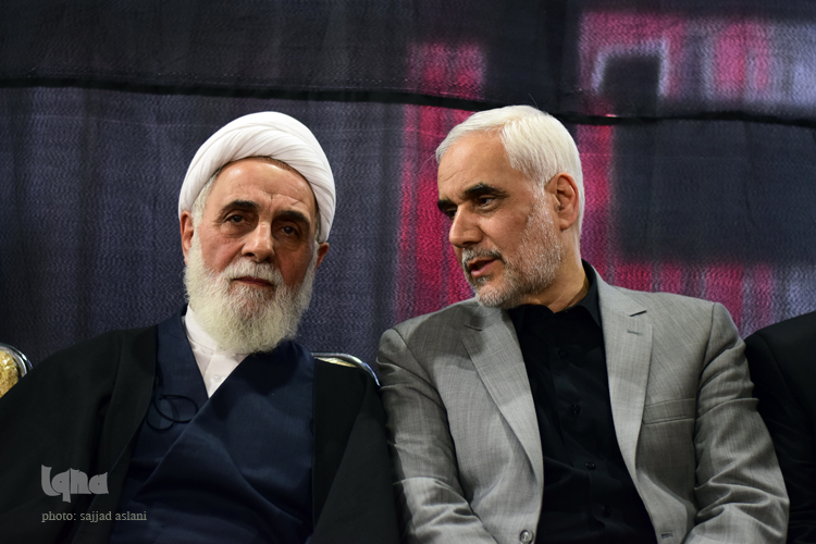 مراسم چهلمین روز درگذشت حجت الاسلام مهدی مظاهری در خیمه ی گلستان شهدا در حضود مقامات برگزار شد