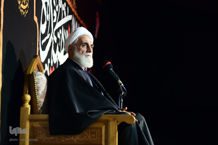 مراسم چهلمین روز درگذشت حجت الاسلام مهدی مظاهری در خیمه ی گلستان شهدا در حضود مقامات برگزار شد