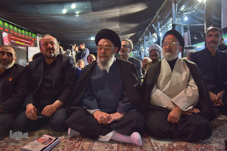 مراسم چهلمین روز درگذشت حجت الاسلام مهدی مظاهری در خیمه ی گلستان شهدا در حضود مقامات برگزار شد