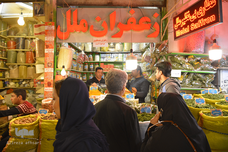 بازار شب عیددر اصفهان