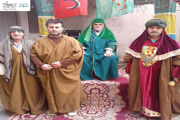 اجرای شبیه خوانی مجلس &laquo;حضرت موسی بن جعفر(ع) در هادی شهر + تصویر