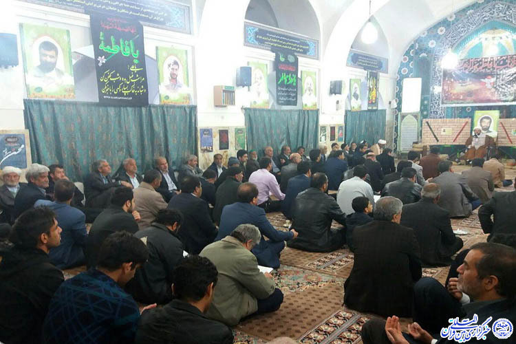 عکس/مراسم بزرگداشت شهیدگمنام در مسجد جامع بفروییه