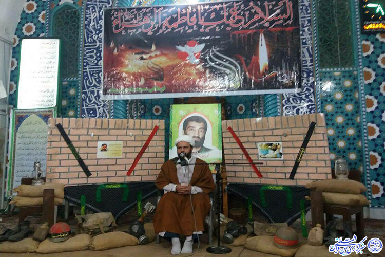 عکس/مراسم بزرگداشت شهیدگمنام در مسجد جامع بفروییه