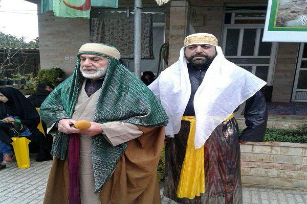 مجلس شبیه خوانی&laquo;حضرت زینب(س)&raquo; و &laquo;حضرت علی اکبر(ع)&raquo; +تصویر