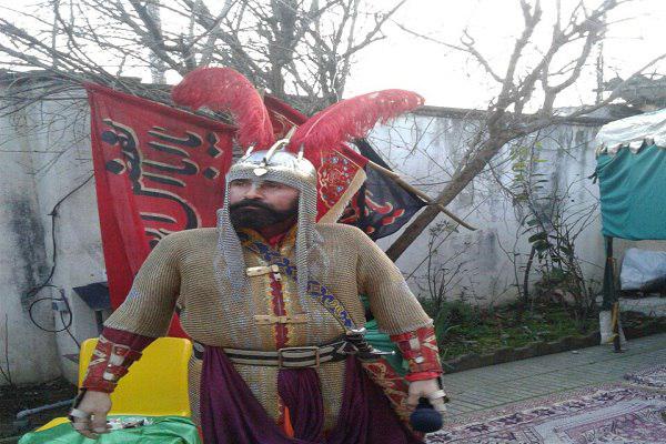 مجلس شبیه خوانی&laquo;حضرت زینب(س)&raquo; و &laquo;حضرت علی اکبر(ع)&raquo; +تصویر