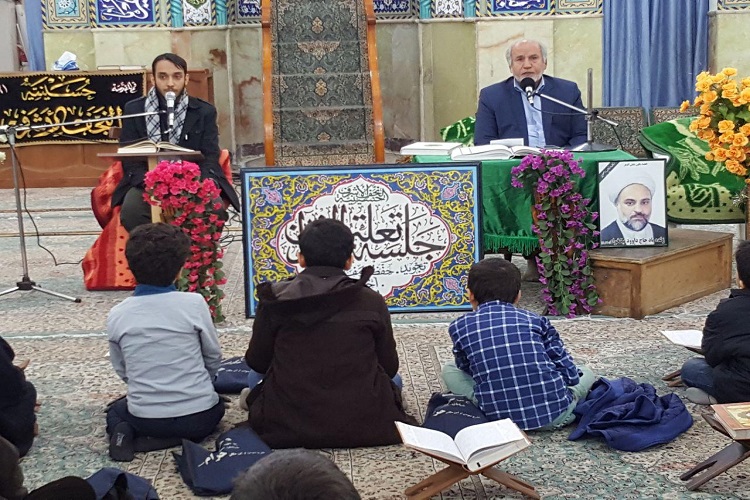 محفل انس با قرآن و مراسم یادبود مرحوم سعادتی فر برگزار شد