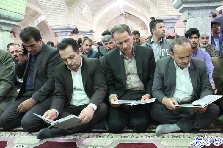 مراسم ترحیم استاد کبیری، قاری فقید چهارمحال و بختیاری