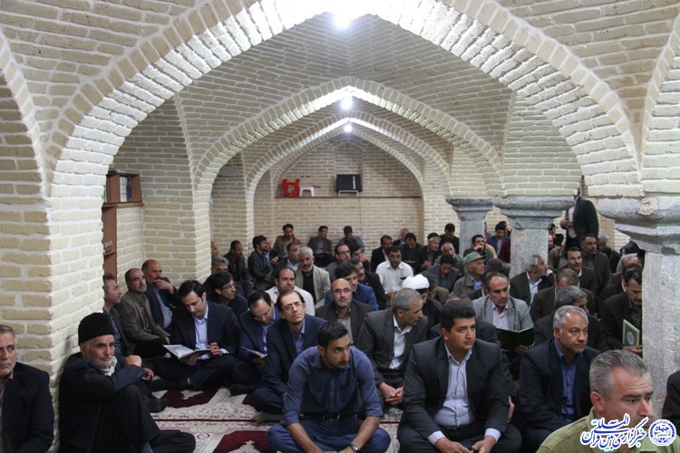 مراسم ترحیم استاد کبیری، قاری فقید چهارمحال و بختیاری
