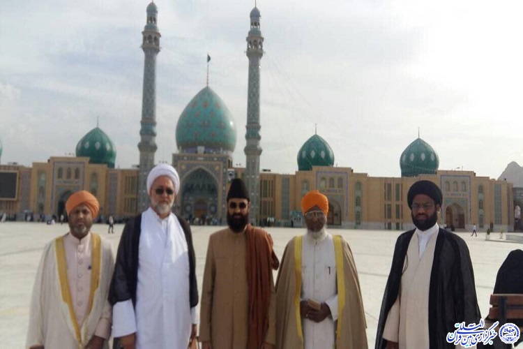 زیارت علمای اهل سنت هند از مسجد مقدس جمکران