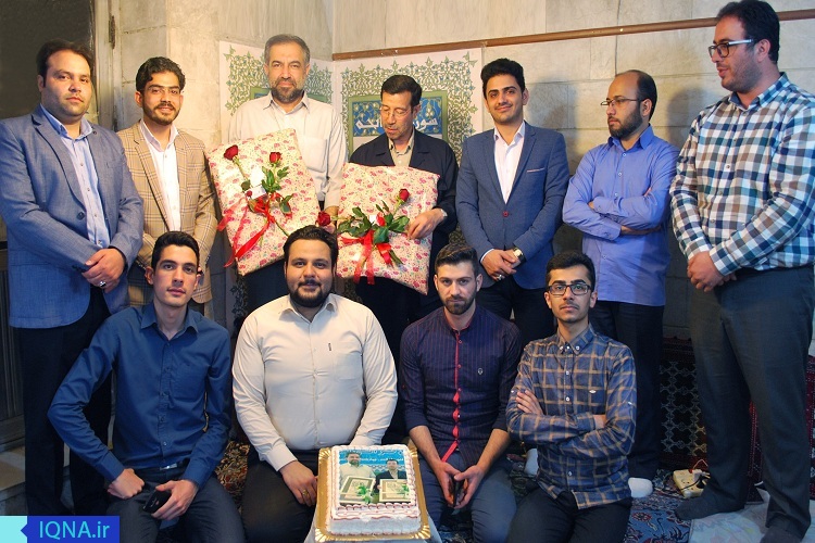 تجلیل از اساتید مرکز نخبگان جامعه قاریان قرآن مشهد به همت شاگردان