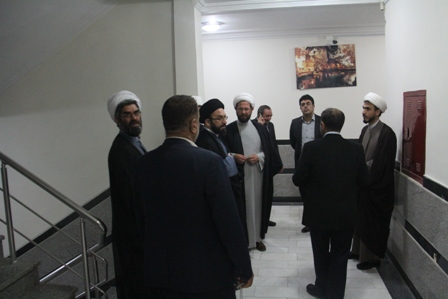 بازدید حجت‌الاسلام حسینی از محل برگزاری چهلمین دوره مسابقات سراسری قرآن