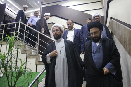 بازدید حجت‌الاسلام حسینی از محل برگزاری چهلمین دوره مسابقات سراسری قرآن