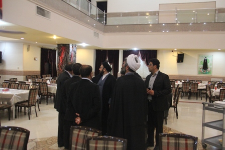 بازدید حجت‌الاسلام حسینی از محل برگزاری چهلمین دوره مسابقات سراسری قرآن