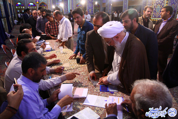 حضور مسئولان استان یزد در انتخابات 96