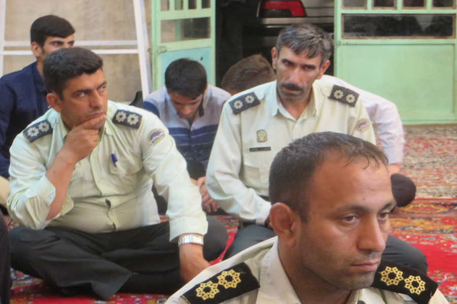 برگزاری برنامه تفسیر قران در مسجد امام رضا(ع) روستای کهریز خرم‌آباد