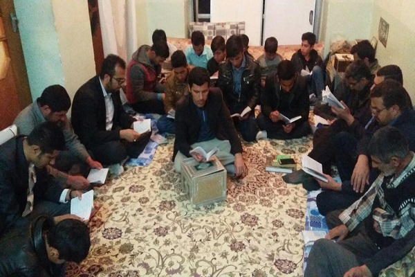 برگزاری جلسه قرائت قرآن در دارالقرآن ولی‌عصر(عج) دستنا