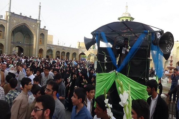 تصاویری از جشن بزرگ مبعث در قم
