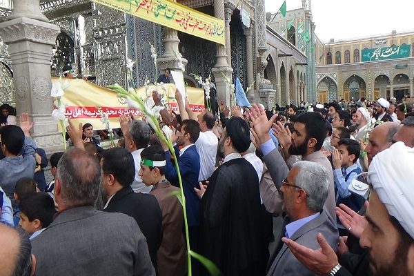 تصاویری از جشن بزرگ مبعث در قم