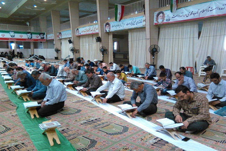 استقبال خوب مردم زادگاه امام راحل از آئین جزءخوانی قرآن
