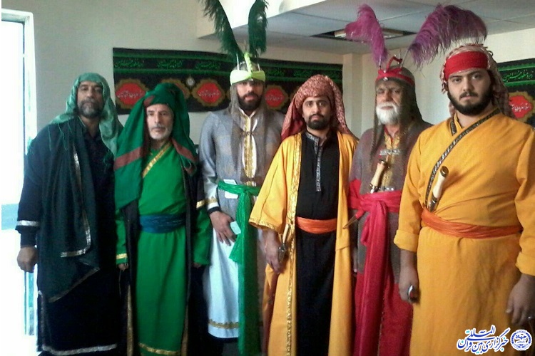 برگزاری مراسم شبیه‌خوانی(تغزیه) گروه فتح خیبر در کرمانشاه