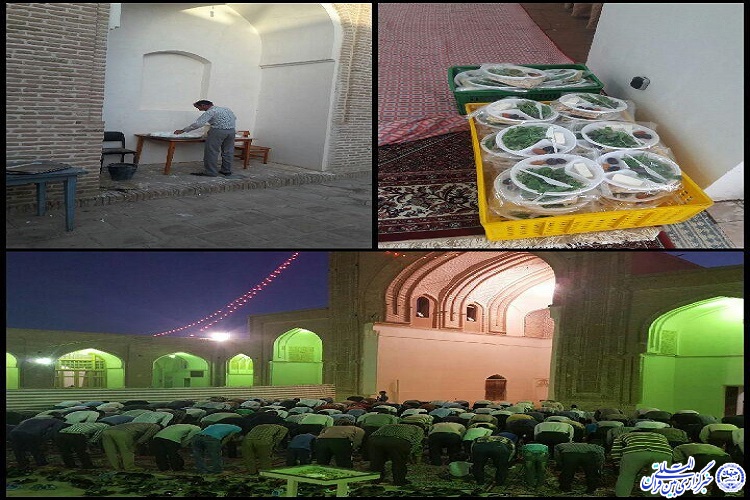 سنت حسنه افطاری در مسجد جامع فردوس
