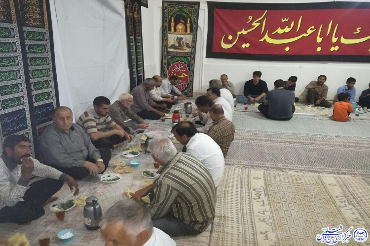 سنت حسنه افطاری در مسجد جامع فردوس