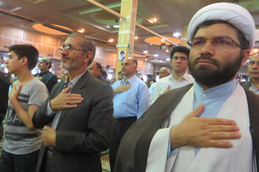 برگزاری مراسم سالگرد ارتحال امام(ره) در مصلای الغدیر خرم‌آباد + عکس
