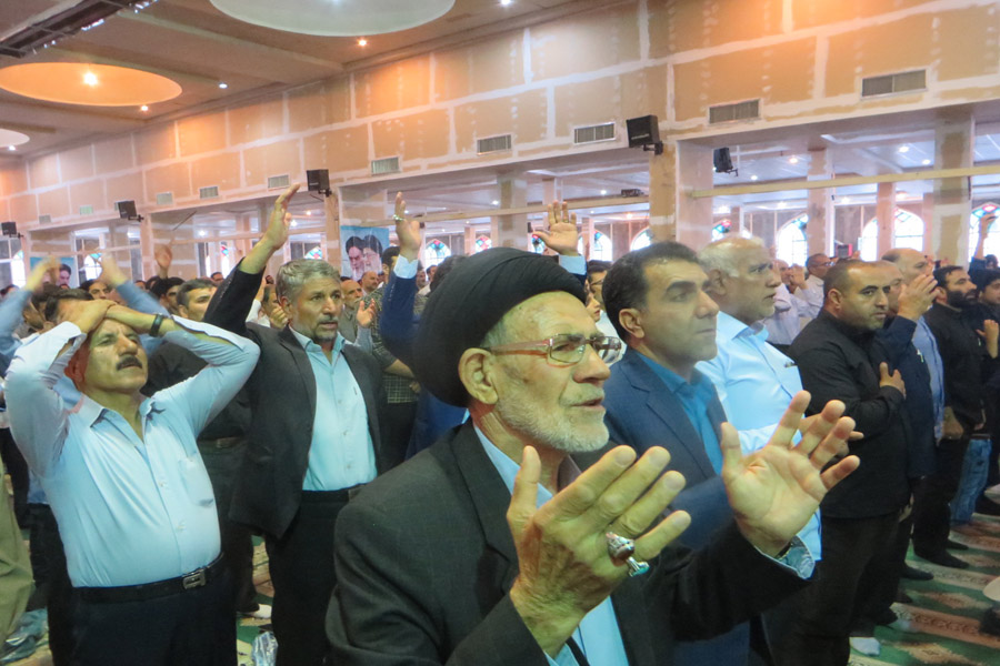برگزاری مراسم سالگرد ارتحال امام(ره) در مصلای الغدیر خرم‌آباد + عکس
