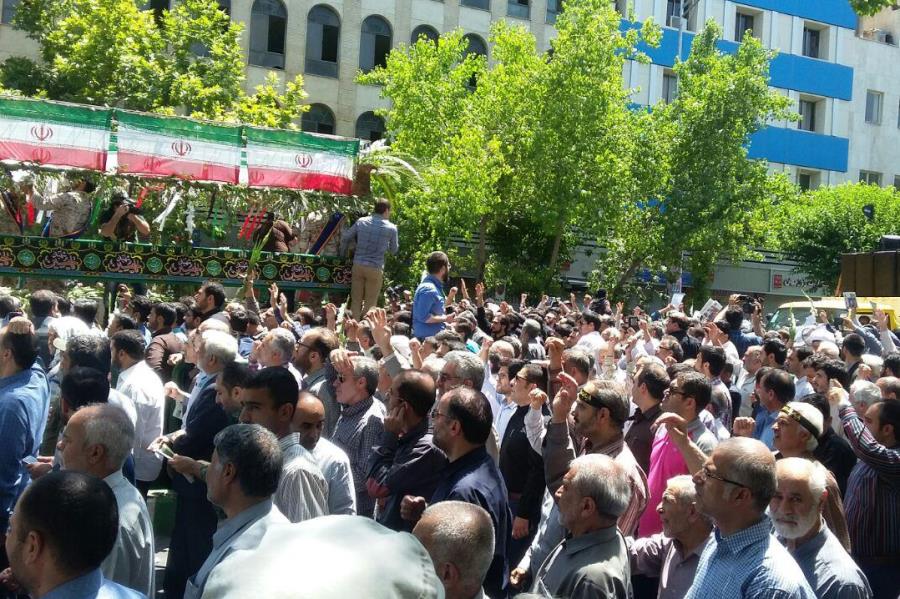 در حال تکمیل// وداع باشکوه با شهدای مظلوم/ مردم به خشونت «نه» گفتند