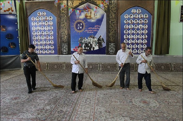 1100 مسجد خراسان‌شمالی در آستانه ماه مبارک رمضان غبارروبی می‌شوند