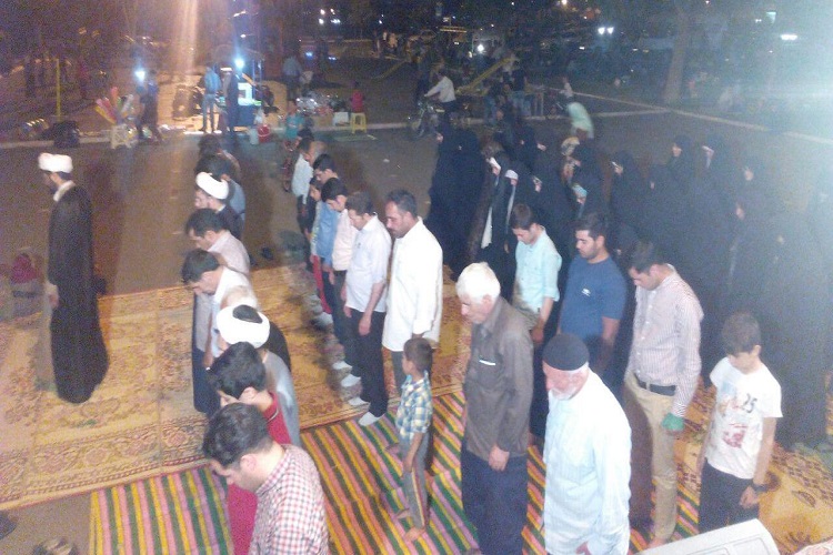 «شب خوب رمضان» در پارک رجایی زنجان برگزار شد