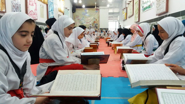 گزارش تصویری مراسم جز‌خوانی و جشن رمضانِ تکواندو کاران حافظ قرآن کریم در بهشهر