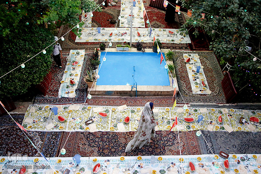 آیین افطار در قزوین