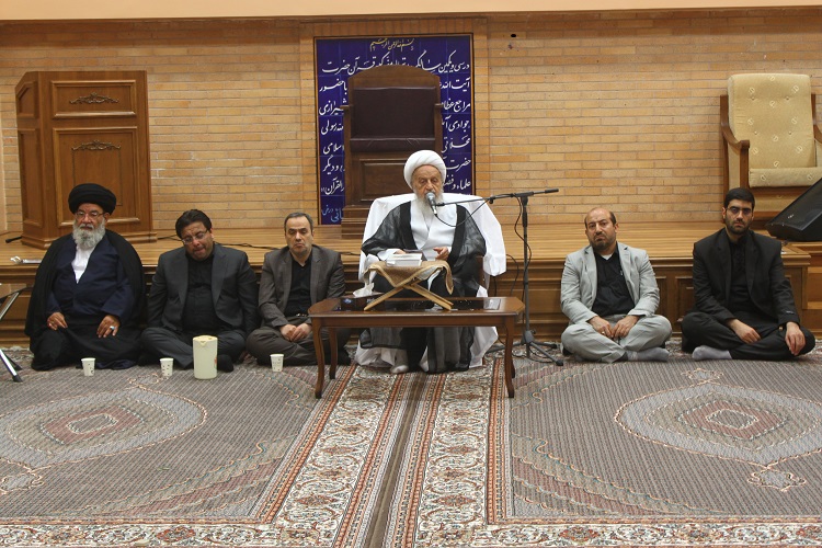 ضیافت افطاری دارالقرآن علامه طباطبایی با حضور آیت‌الله‎العظمی مکارم شیرازی