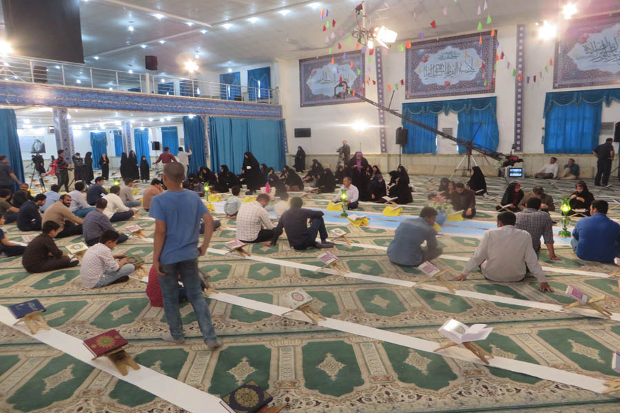 گزارش تصویری جمع‌خوانی قرآن‌ در حسینیه ثارالله خرم‌آباد
