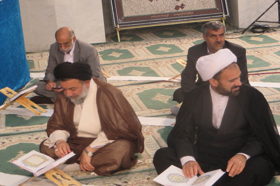 گزارش تصویری جمع‌خوانی قرآن‌ در حسینیه ثارالله خرم‌آباد