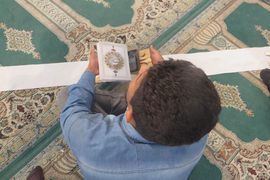 گزارش تصویری جمع‌خوانی قرآن‌ در حسینیه ثارالله خرم‌آباد