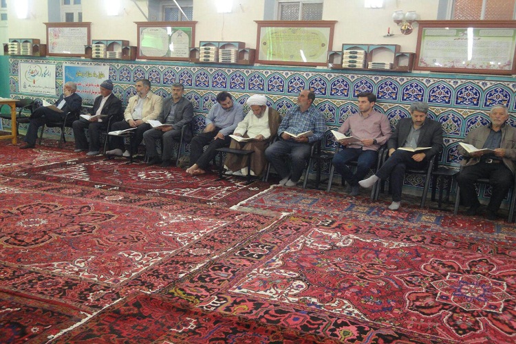 برگزاری جلسات تفسیر قرآن کریم در امام‌زاده سیدعلی(ع) اهر+تصاویر