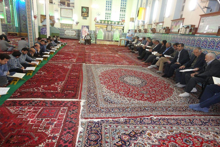 برگزاری جلسات تفسیر قرآن کریم در امام‌زاده سیدعلی(ع) اهر+تصاویر