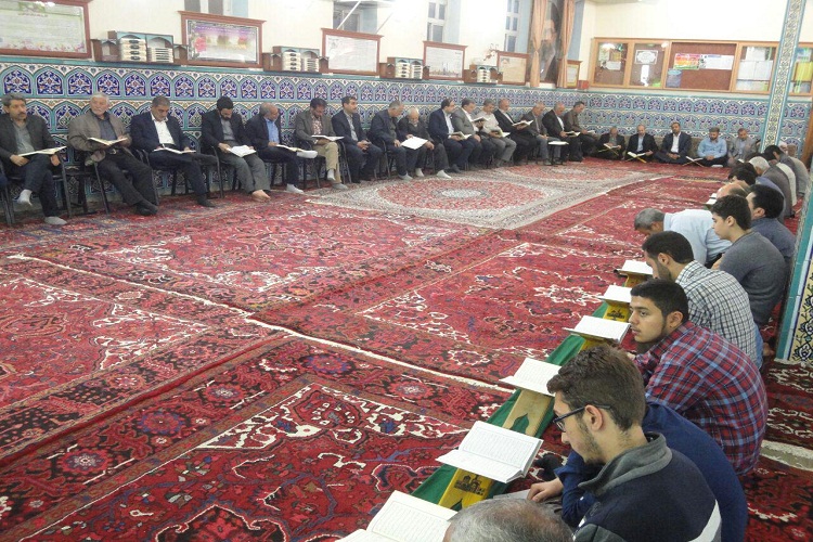 برگزاری جلسات تفسیر قرآن کریم در امام‌زاده سیدعلی(ع) اهر+تصاویر