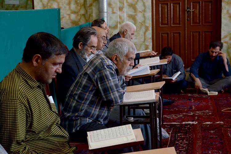 مراسم ترتیل خوانی در آستان مقدس سیدحمزه(ع) تبریز+تصاویر