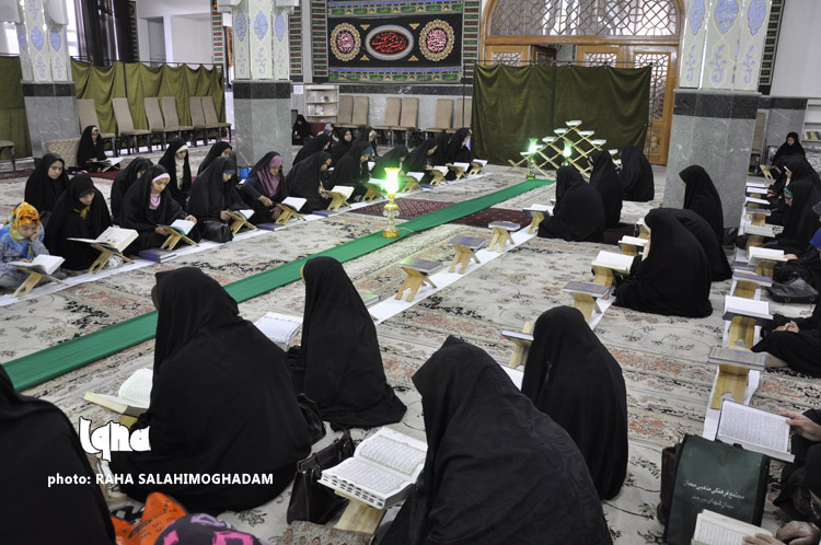 مراسم معنوی جزء‌خوانی قرآن‌کریم در بیرحند