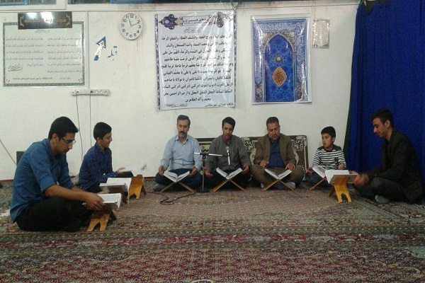 جلسه قرآن مؤسسه آل‌یاسین سجاس برپا شد