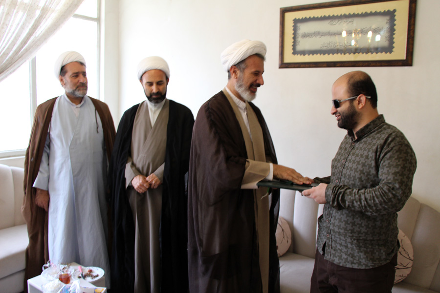 تجلیل از محمد بهرامی، قاری روشندل لرستانی