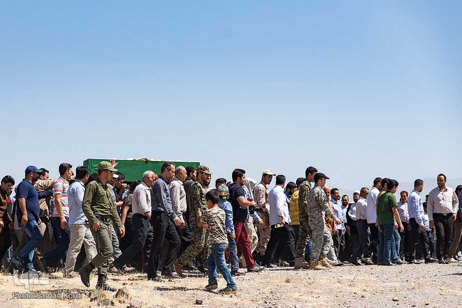 تشییع پیکر مطهر شهید مدافع حرم نعمت الله واجدی/ کرج