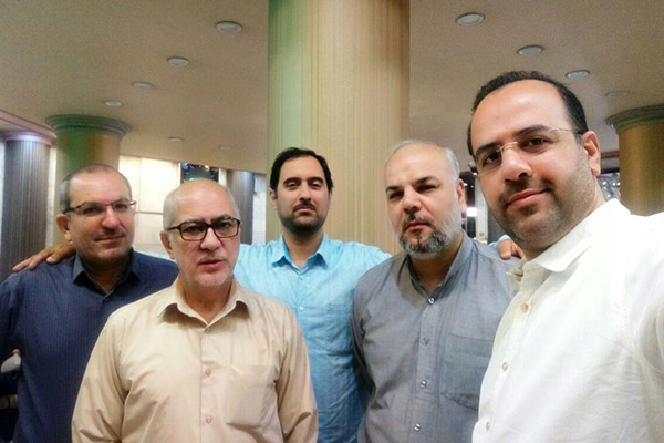 سید محسن موسوی بلده و جمعی از فعالان قرآنی در مسابقات آموزش و پرورش مشهد مقدس