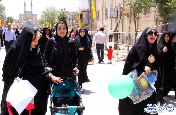 گزارش تصویری/ راهپیمایی روز جهانی قدس در استان یزد