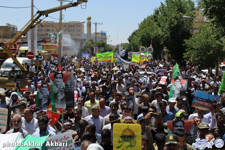 راهپیمایی باشکوه روز قدس در چهارمحال و بختیاری/گزارش تصویری