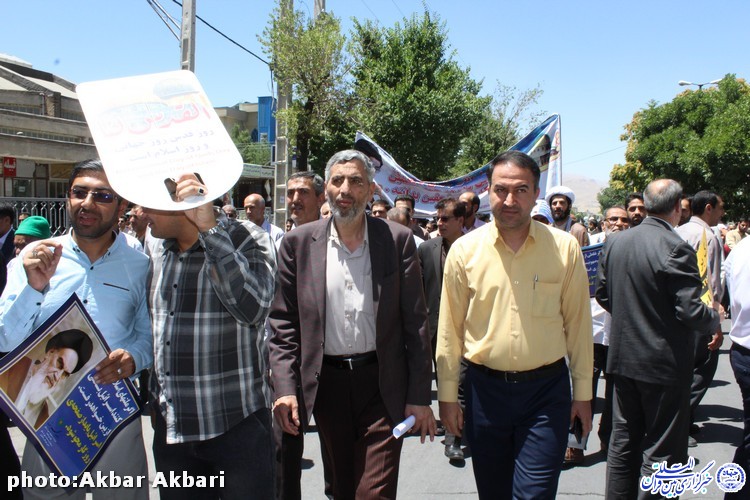 راهپیمایی باشکوه روز قدس در چهارمحال و بختیاری/گزارش تصویری